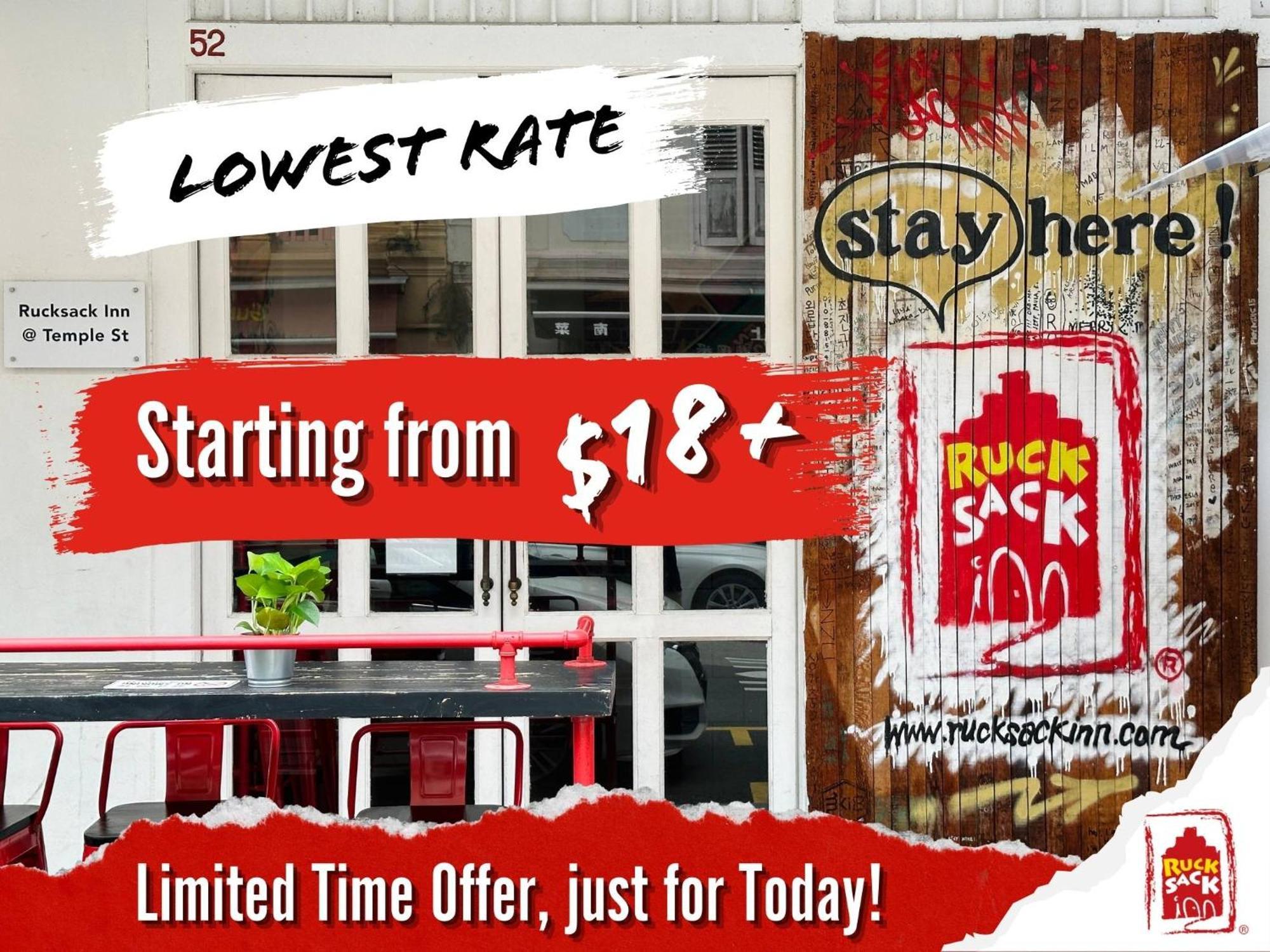 Rucksack Inn Temple Street Singapur Dış mekan fotoğraf